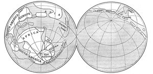 Diagram of the Earth During the Carboniferous Period, 1922 by Unbekannt