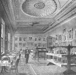 Dining Room of the Garrick Club by Unbekannt