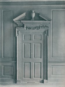 Door of Panelled Room, Early Georgian, 26, Hatton Garden by Unbekannt