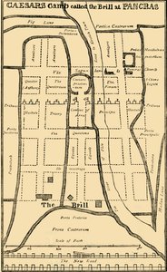 Dr. Stukeleys Plan of the Camp at St. Pancras by Unbekannt