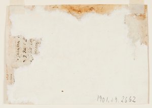 Page of a Sketchbook; Apollo and Aurora by Unbekannt