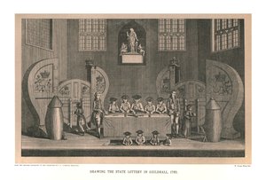 Drawing the State Lottery, 1763 by Unbekannt