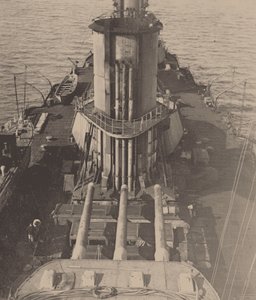 Dreadnought Imperator Aleksandr III in Bizerte by Unbekannt