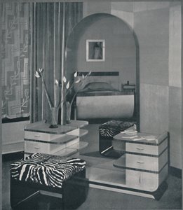 Dressing-Table and Stool Designed for the Frankl Galleries, Inc., 1933 by Unbekannt