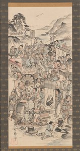 Drinking Festival of the Eight Immortals of the Wine Cup, late 18th century by Unbekannt