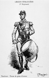 Drummer, 1st Regiment of the French Foreign Legion, 20th Century by Unbekannt