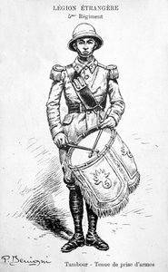 Drummer, 5th regiment of the French Foreign Legion by Unbekannt