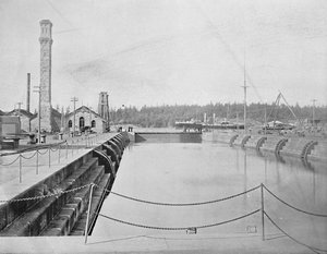 Dry Dock at Esquimalt, British Columbia