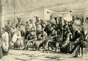 Durbar of Lord Auckland, c1836-1842, 1925
