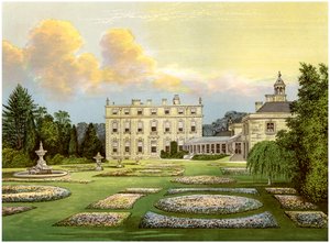 Dytchley House, Oxfordshire, Home of Viscount Dillon, c. 1880 by Unbekannt