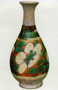 Earthenware Vase, Tang Dynasty, 618-907 by Unbekannt