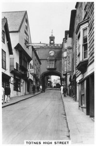 Eastgate, Totnes High Street, Devon, 1937 by Unbekannt