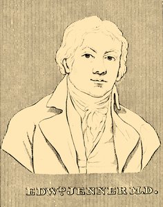 Edward Jenner M.D., 1749-1823 by Unbekannt