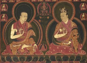 Eighth Karmapa, Mikyo Dorje (1507-1554) and his teacher the First Sangye Nyenpa by Unbekannt