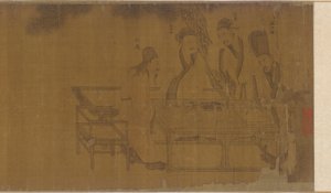 Elegant Gathering in the Western Garden, Ming dynasty, 16th century by Unbekannt