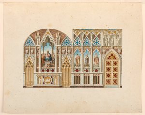 Elevation, Two Walls of a Chapel