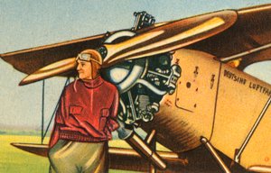 Elly Beinhorn with her plane