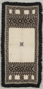 Embroidered Mat or a Paños de Ofrenda, 19th century by Unbekannt