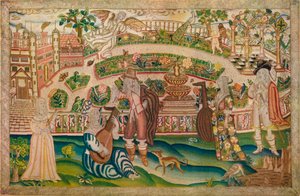 Embroidered Picture, 17th Century