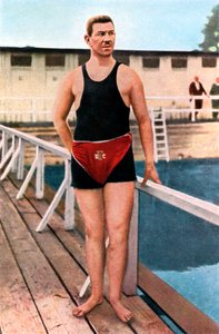 Emil Rausch, German Swimmer, Olympic Games, St Louis, USA, 1904, 1936 by Unbekannt