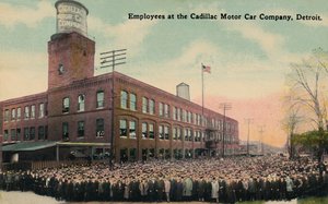 Employees at the Cadillac Motor Car Company, Detroit, c1930s by Unbekannt