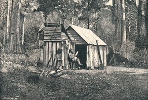 Encampment of Australian Squatters, 1896 by Unbekannt