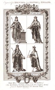 English Kings with Coats of Arms by Unbekannt