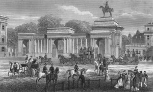 Entrance to Hyde Park, London