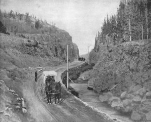 Entrance to Yellowstone Park, USA, c1900 by Unbekannt
