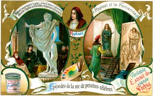 Episodes of the Life of Famous Painters: Raphael, c. 1900 by Unbekannt