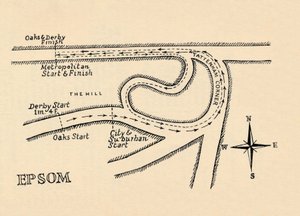 Epsom Race Course by Unbekannt