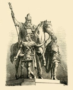 Equestrian Statue of Charlemagne, Paris, 1890