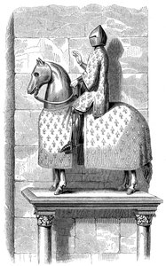 Equestrian statue of King Philip le Bel by Unbekannt