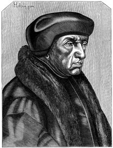 Erasmus 1469-1536, Dutch humanist and theologian, 16th century by Unbekannt