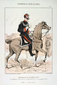 Etat Major de la Garde Nationale, Siege of Paris, Franco-Prussian War by Unbekannt