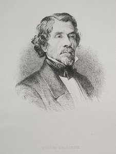 Eugène Delacroix, 1800s by Unbekannt