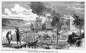 Evacuation of Fort Duquesne, 1758