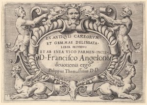 Ex Antiquis Cameorum et Gemmae Delineata Liber Secundus et ab Enea Vic by Unbekannt