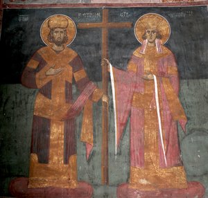 Exaltation of the Cross. Saints Constantine the Great and Helena