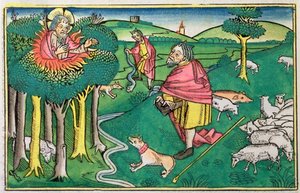 Exodus 3:1-22 and 4:1-4: The Burning Bush and God Arming Moses with the Miraculous Rod