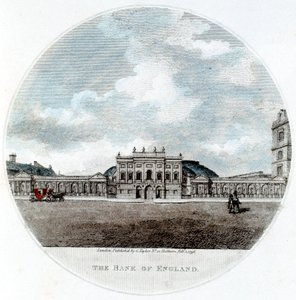 Façade of The Bank of England, Threadneedle Street, London by Unbekannt