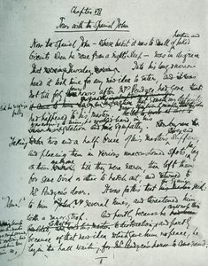 Facsimile Page of MS for The Country House, by John Galsworthy, 1907 by Unbekannt