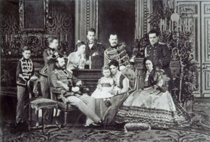 Family Portrait of Tsar Alexander II of Russia by Unbekannt