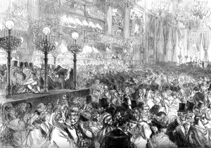 Fancy-dress ball at the new Grand Opera House, Paris, for the benefit of the poor by Unbekannt