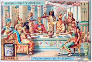 Feast at the Time of the Pharaohs, Ancient Egypt by Unbekannt