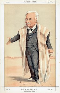 Ferdinand de Lesseps, French diplomat and entrepreneur, 1869 by Unbekannt