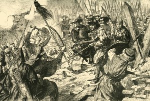 Final Assault of the Turks in their First Siege of Vienna 1529 by Unbekannt