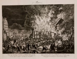 Fire at the Old Ropeworks, Amsterdam, Holland