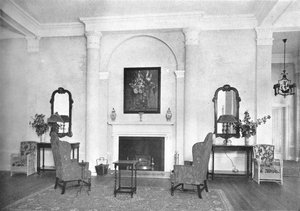 Fireplace at End of Lounge, Hotel Royal Bermudiana, Hamilton, Bermuda by Unbekannt