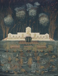 Fireworks and Illumination on the Occasion of the Treaty of Abo by Unbekannt